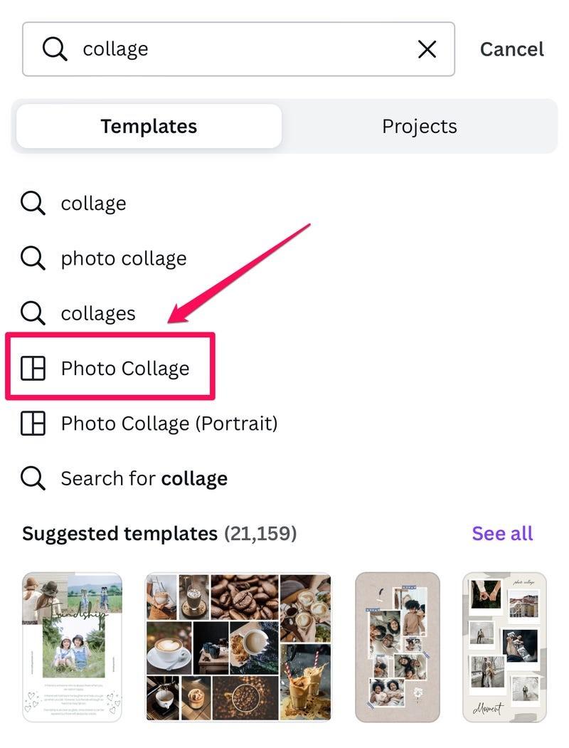 How to Make a Collage on Your iPhone using Canva