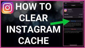 How to clear cache on instagram on android