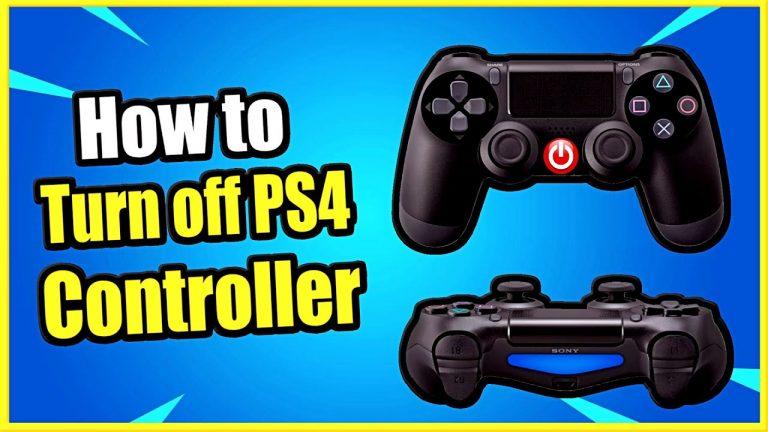 2 Ways to Turn Off PS4 Controller