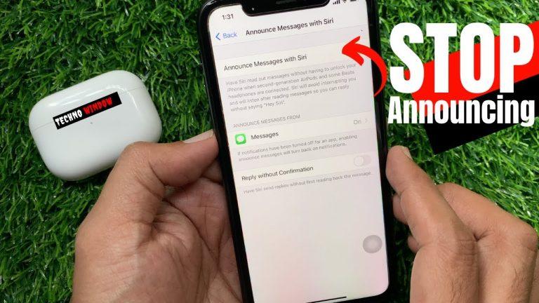 6 Steps to turn off announce messages on Airpods