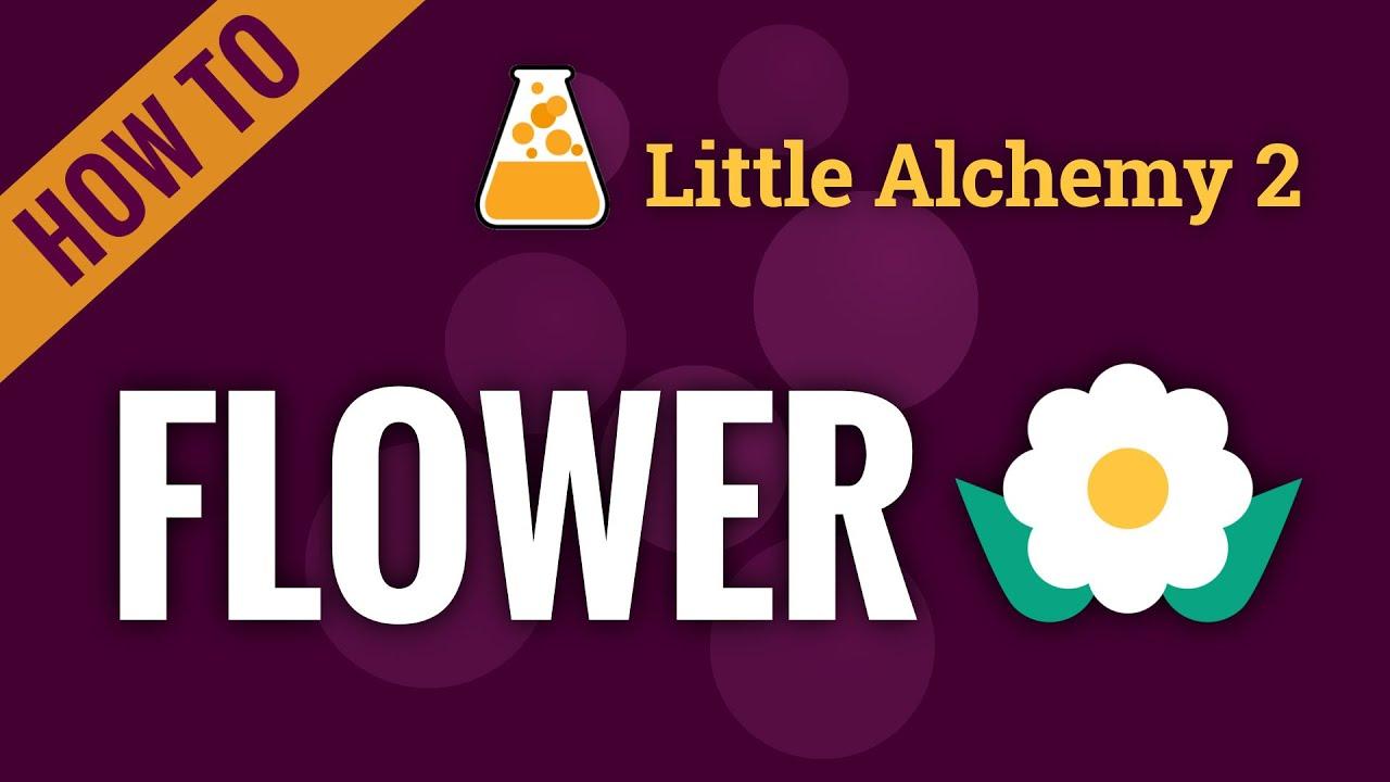 4 Steps to make flower in Little Alchemy 2