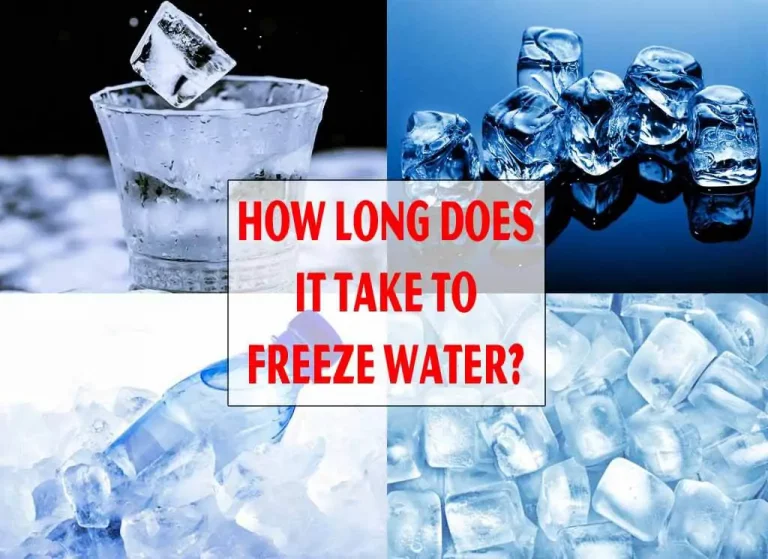 How long does it take for water to freeze