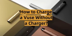 How to charge a vuse without a charger