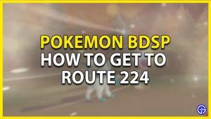 How to get to Route 224 BDSP