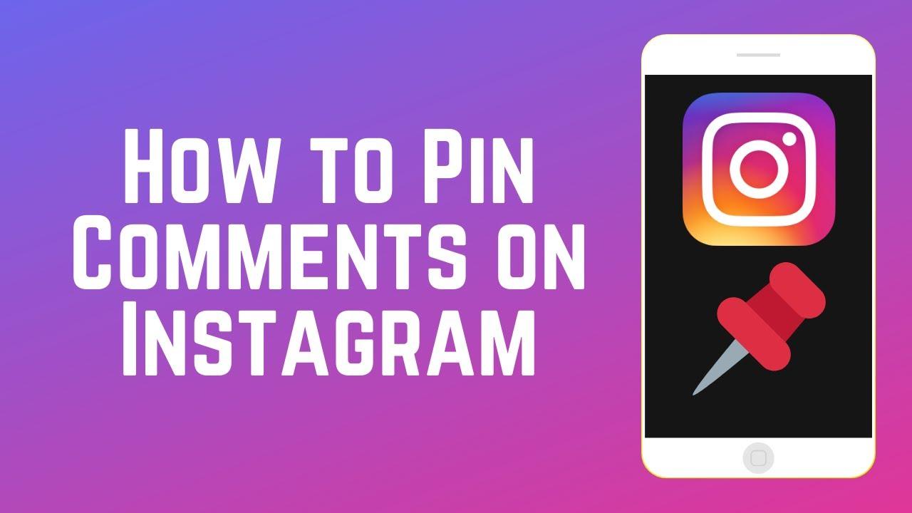 How to pin comments on instagram