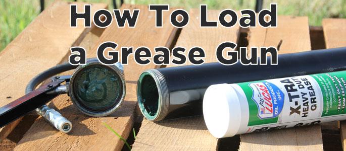 6 Steps to load a grease gun easily