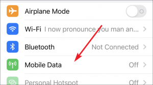 How to turn off low data mode