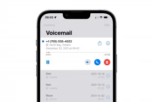 how to check voicemail on iphone