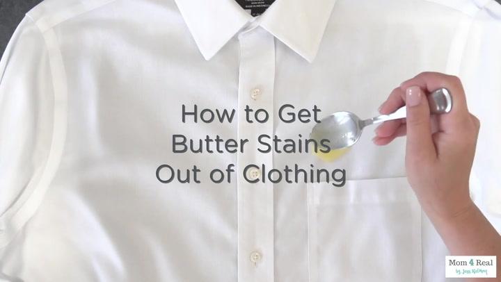 6 Steps to Get Butter Out of Clothes