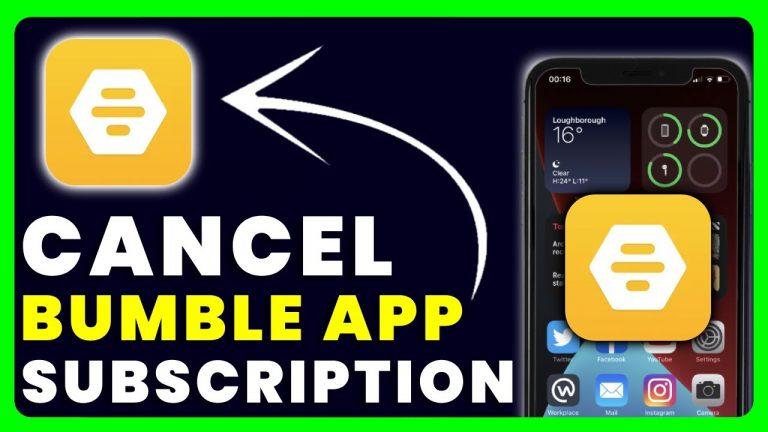 7 Steps to cancel Bumble subscription