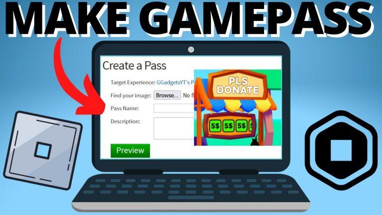10 Steps to make a gamepass on Roblox