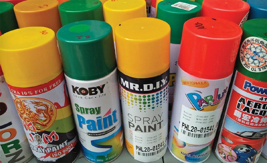 Identify the type of spray paint