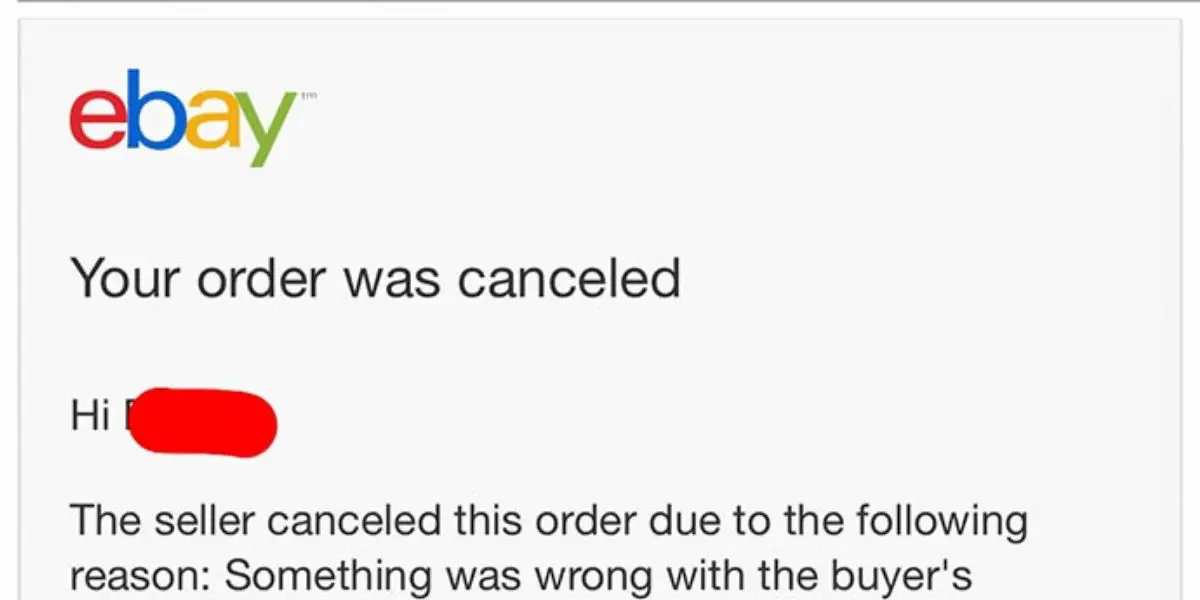How to cancel ebay order