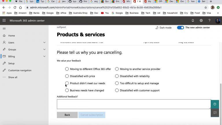 9 Steps to cancel Microsoft subscription