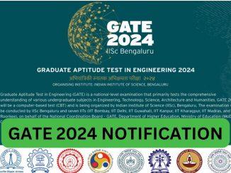 GATE Application Form 2024 - gate2024.iisc.ac.in portal guide