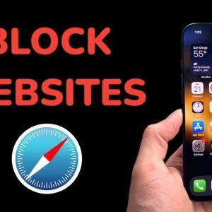 6 Steps to Block Websites on iPhone with or without Screen Time