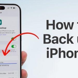 5 Steps to Backup iPhone Using iCloud, iTunes, Finder