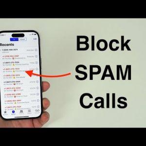 5 Ways to Block Spam Calls