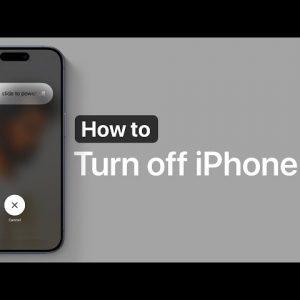 3 Steps to Power OFF iPhone