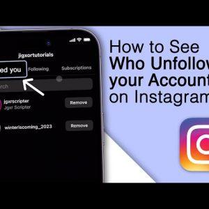 2 Ways to See Who Unfollowed You on Instagram