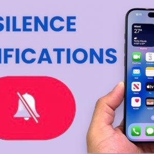 4 Steps to Silence Notifications on iPhone